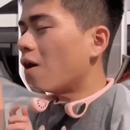 Usb Rechargeable Travel Neck Fan